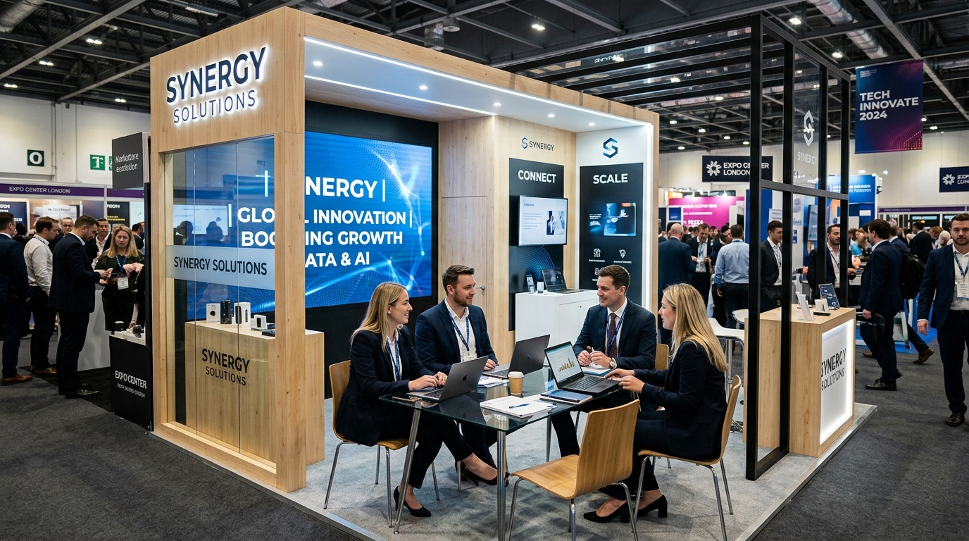 Custom Timber & Glass Expo Stall